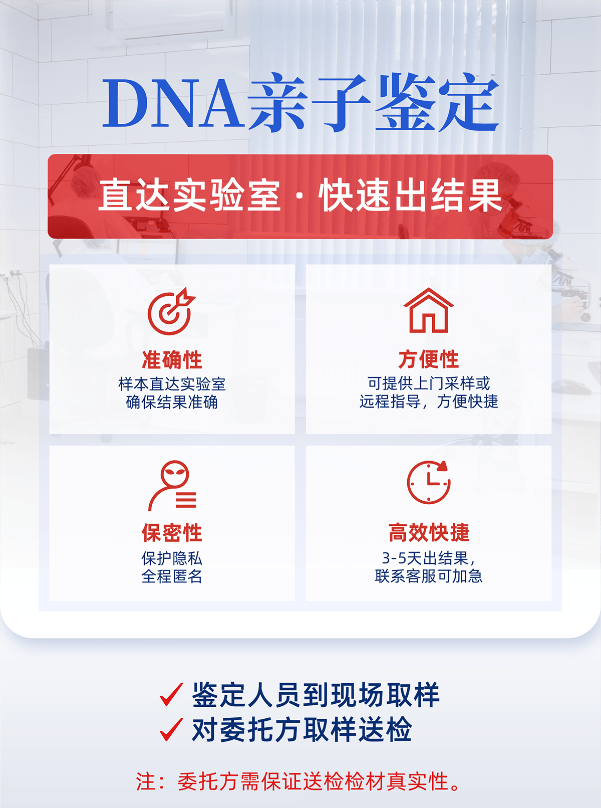 直达实验室 快速出结果